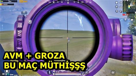 AVM 8X GROZA BU MAÇ MÜTHİŞ SAKIN KAÇIRMAYIN SOLO SQUAD PUBG MOBİLE