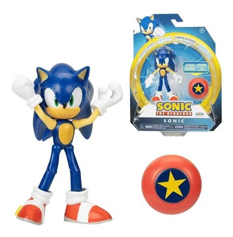 Sonic The Hedgehog Boneco Sonic 9cm Frete grátis