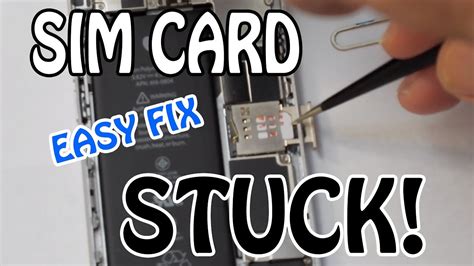 How To Fix A Stuck Sim Card In Iphone S Fast And Easy Repair