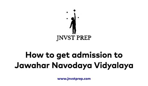 How To Get Admission To Jawahar Navodaya Vidyalaya Jnvst Prep