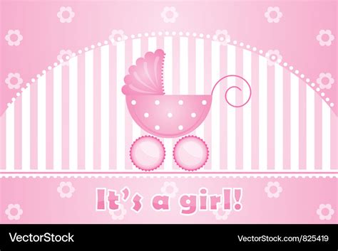 Its a girl background Royalty Free Vector Image