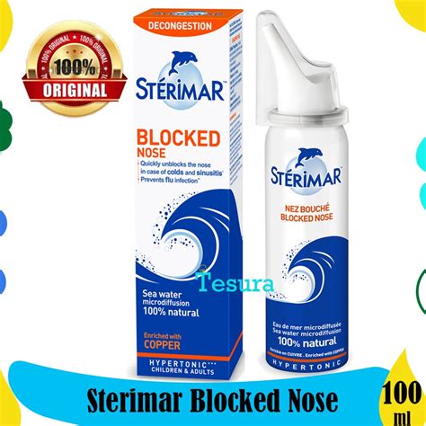 Jual Sterimar Blocked Nose Sterimar Hypertonik Dewasa 100 Ml Shopee