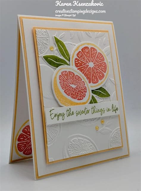 Stampin Up Sweet Citrus Stampin Up Sweet Citrus Stampin Up Cards