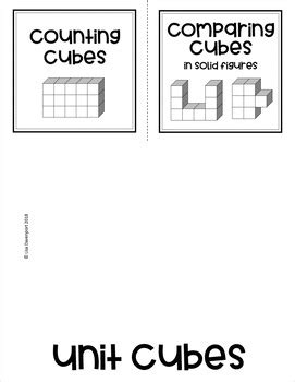 Unit Cubes 5th Grade Math Foldable (Editable) by Lisa Davenport | TPT