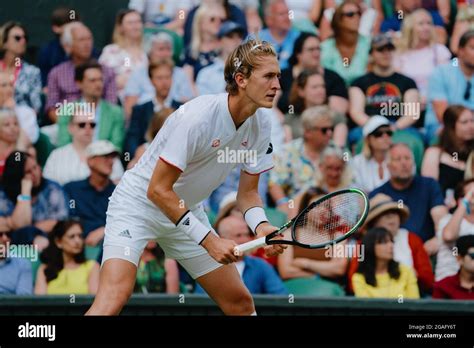 Sebastian Korda Of The Usa In Action On Centre Court During The