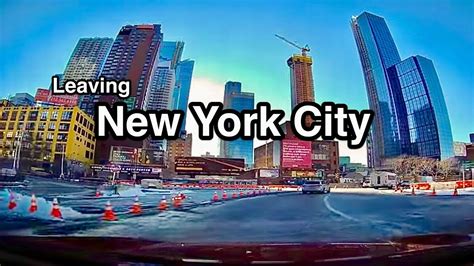 Leaving New York City Driving Manhattan Hd Youtube