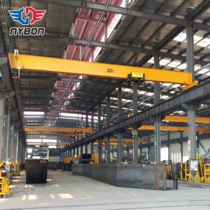 Suspension Hoist Ton Ton Single Girder Steel Beam Overhead Crane