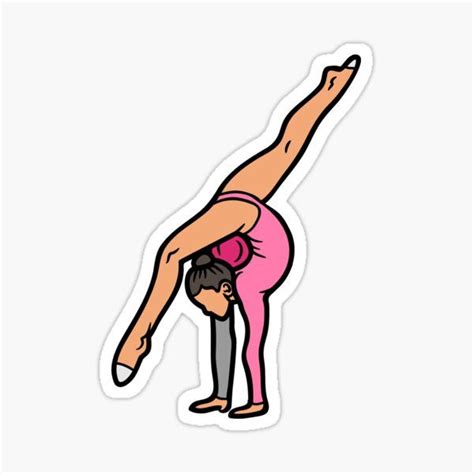 Gymnastics Sticker For Sale By Hollis And Huntington【2024】