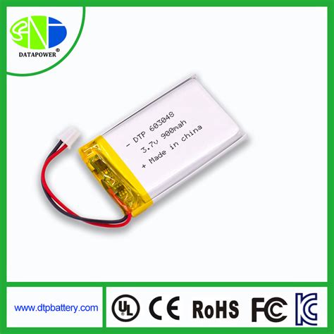 Dtp 603048 Li Ion Cell 3 7V 900mAh Lithium Polymer Battery For Digital