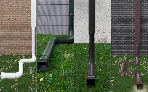 Ogutter Rain Gutter Downspout Extensions Downspout Extender For