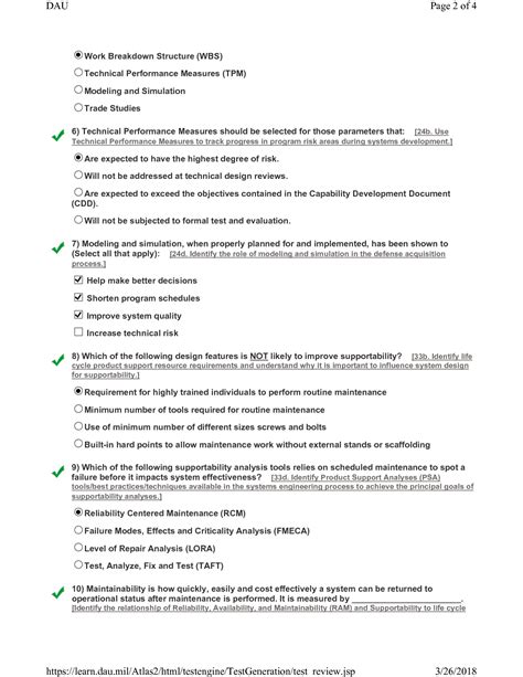 SOLUTION Acq 202 Module 3 Exam Part 2 Defense Acquisition University