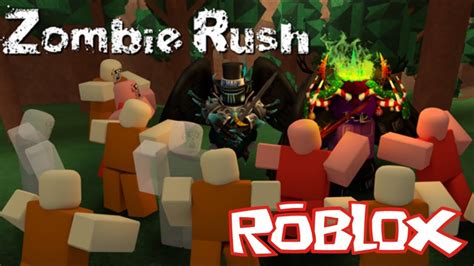 ROBLOX FR Les Zombies Nous Attaquent ZOMBIE RUSH YouTube