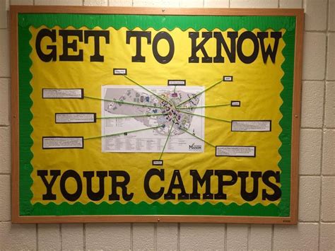 Get To Know Your Campus Augustseptember Bulletin Board For My Freshman Hall September