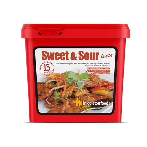 Sweet And Sour Glaze Perfect Balance Of Flavor Middleton Foods