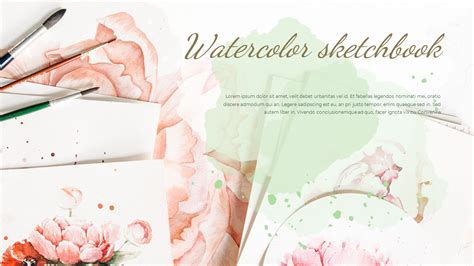 Watercolor Nature Google PPT Templates