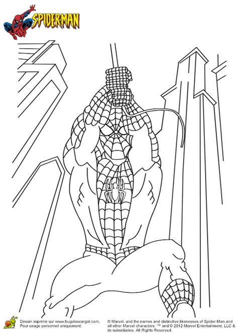 Coloriage Marvel Spider Man Super Héros