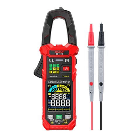 Gvda Digital Smart Inrush Clamp Meter Multimeter A True Rms Ac Dc