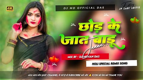 Chhod Ke Jaat Badu Jaan Holi Dj Song 2024 Jhan Jhan Bass Mix Dj