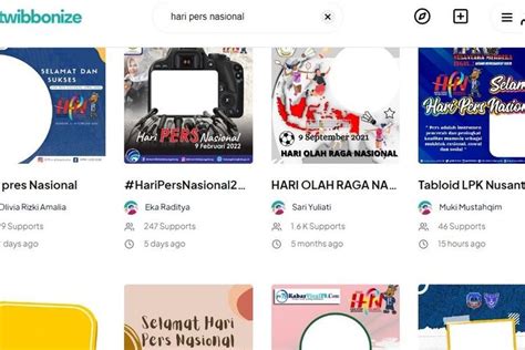 Inilah 15 Link Twibbon Untuk Memperingati Hari Pers Nasional 2022 Yang