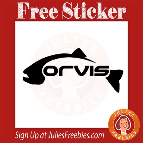 Free Orvis Fish Sticker - Julie's Freebies