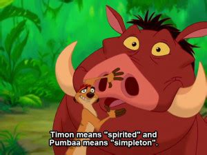 Timon And Pumbaa Quotes. QuotesGram