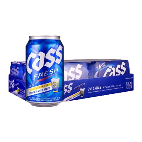 Korea Cass Beer 355ml / 500ml (Sell By Carton) – HNJ MART