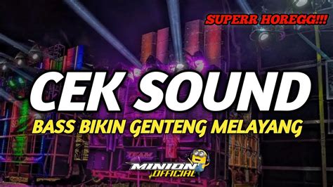 Dj Cek Sound Terbaru Versi Bass Pelayang Genteng Youtube