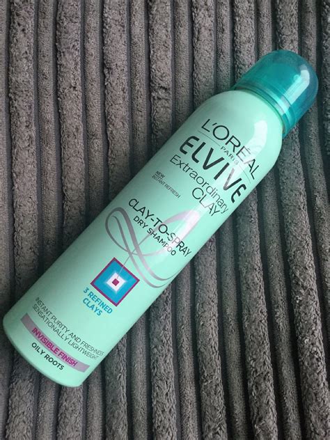 L Oreal Paris Elvive Extraordinary Clay Clay To Spray Dry Shampoo Reviews Makeupalley