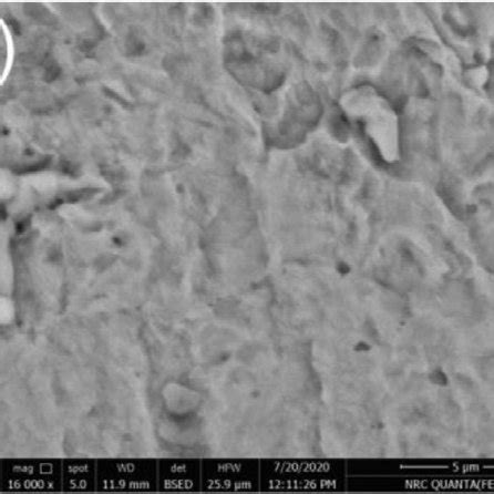 Sem Images Of Mild Steel Surface After Exposure To M Hcl A In