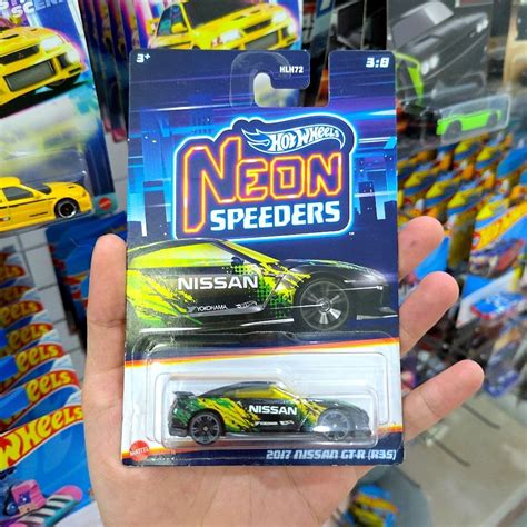 MATTEL HOTWHEELS NISSAN Hot Wheels 17 日產 GTR Neon Speeders 風 蝦皮購物