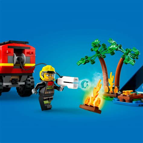 Lego City X Fire Truck With Rescue Boat Toy Best Buy