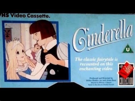 Original VHS Opening And Closing To Cinderella UK VHS Tape YouTube