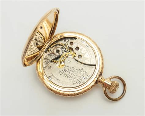 14k Gold American Waltham Ladies Pocket Watch