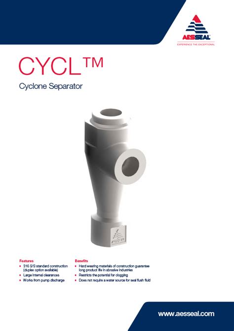 Cyclone Separator Aesseal