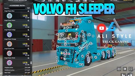 Euro Truck Simulator V Volvo Fh Sleeper Mega Tuning Youtube