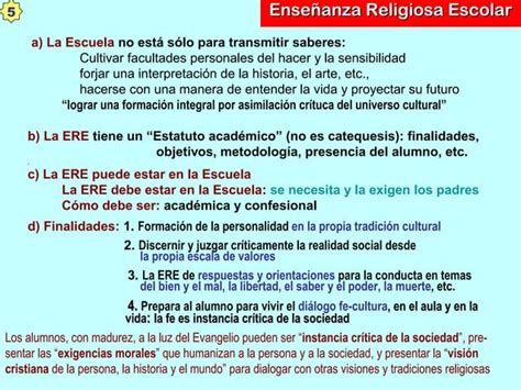 la enseñanza religiosa escolar PPT