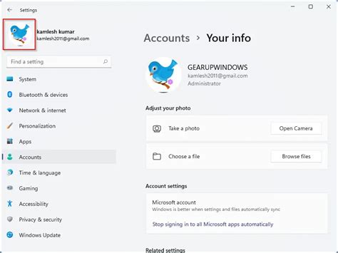 How To Change Your Account Profile Picture In Windows Gear Up Windows