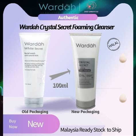 Wardah Crystal Secret Facial Wash with AHA 100 ml | Lazada