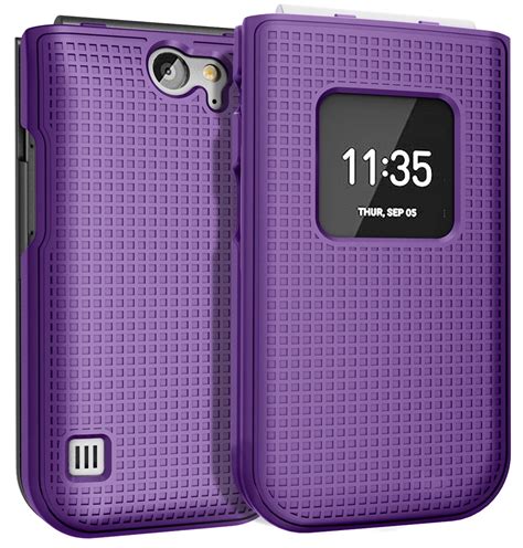 Case For Nokia 2720 V Flip Phone Nakedcellphone Grid Texture