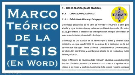 📚 Cómo Elaborar El Marco TeÓrico 📚 Bases Teóricas De Una Tesis Youtube