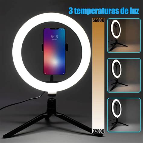 Ring Light Pol Ideal Para Tirar Fotos E Fazer Lives Mercado Livre