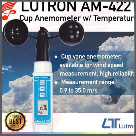 Jual Alat Lutron Am Cup Anemometer Non Garansi Shopee Indonesia