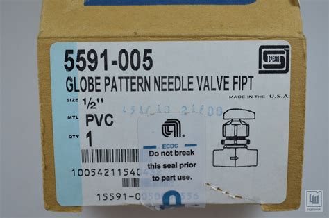 Preview Spears 1 2 PVC Nadelventil Globe Pattern Needle Valve 5591