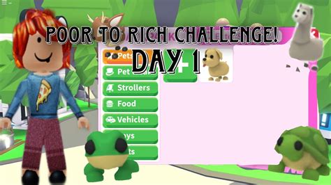 Doing The Poor To Rich Challenge In Adopt Me The Real Way To Start