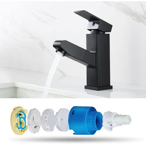 Auralum Rubinetto Lavabo Con Doccetta Estraibile Cm Estraibile