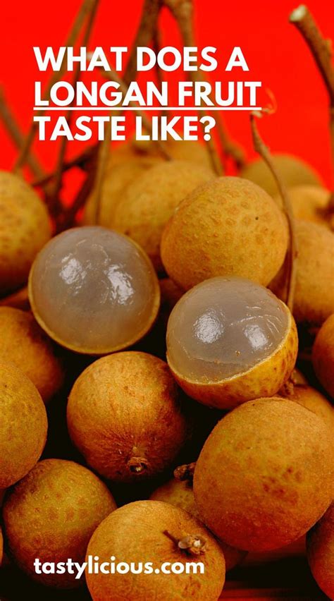 What Does A Longan Fruit Taste Like Tastylicious Longan Fruit