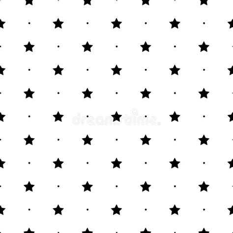 Star Seamless Pattern Repeating Geometric Stars Background Repeated