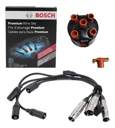 Kit Cable Bujias Tapa Y Rotor Vw Golf Jetta 1 8l A2 A3 89 99 Envío gratis