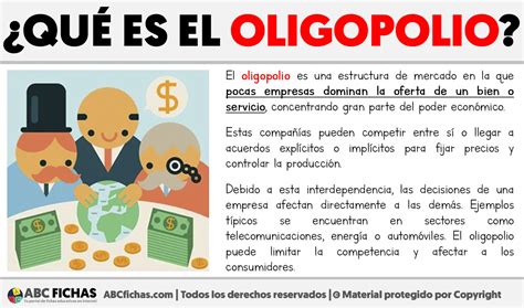 O Que É Um Oligopólio - Qué es el Oligopolio | Definición de Oligopolio