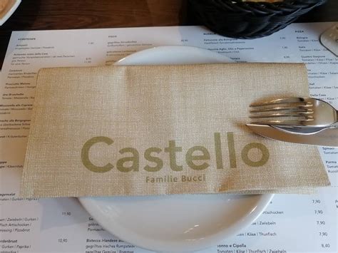 Speisekarte von Ristorante Castello restaurant Lüdenscheid